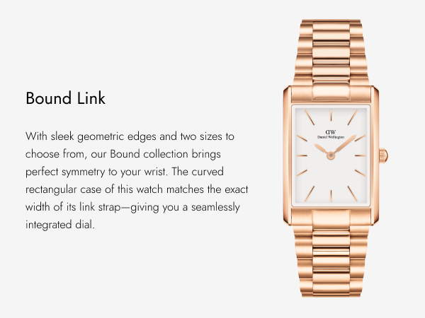 Daniel Wellington Bound Watch, 35x24 Men White Dial