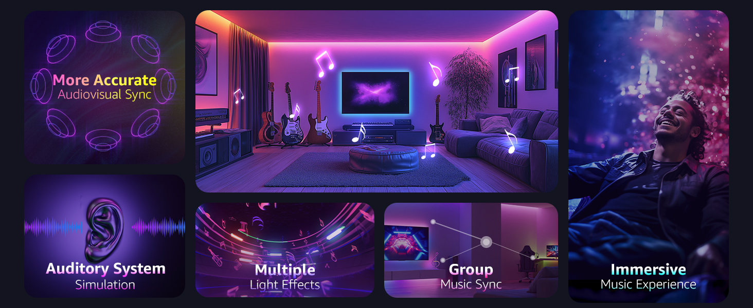 Lepro SE1 AI Smart RGB LED Light Strip with app and voice control