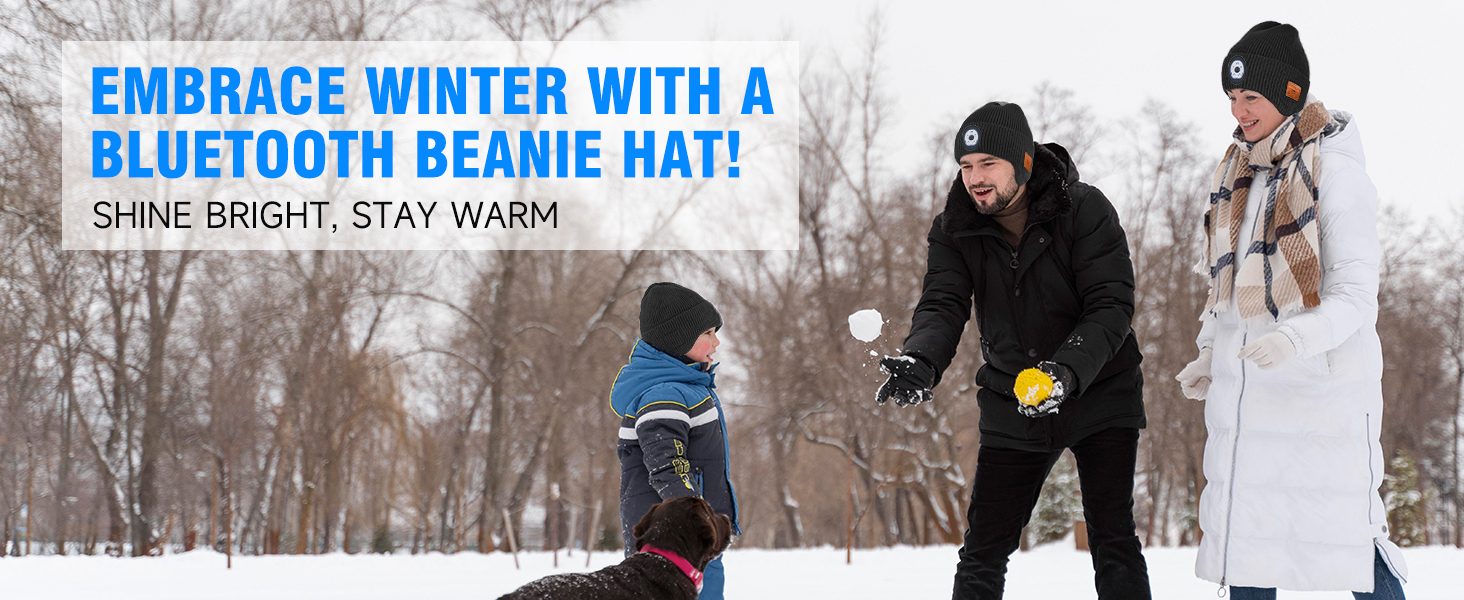 Bluetooth Beanie with Light