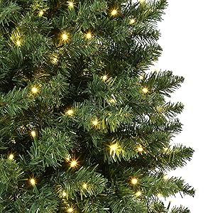 Prelit Christmas Trees with Lights