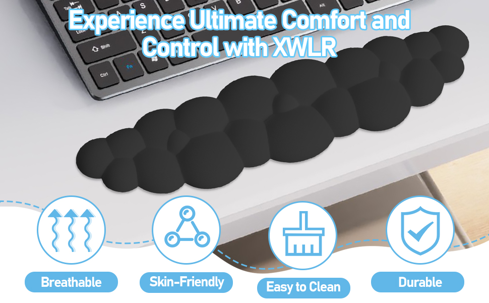 XWLR Cloud Wrist Rest Keyboard, Memory Foam Wrist Rest for