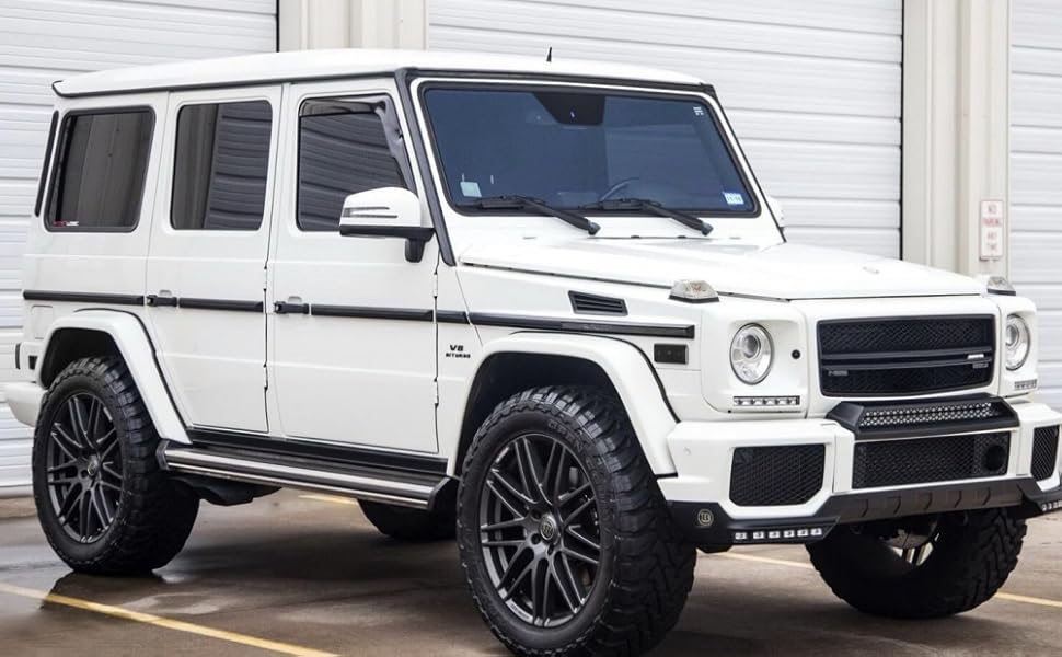 Mercedes-Benz G 55 AMG ブラックとCLS ホワイトのセット 2008 Mercedes-Benz G55 AMG 5,5L V8 For Sale By Auction