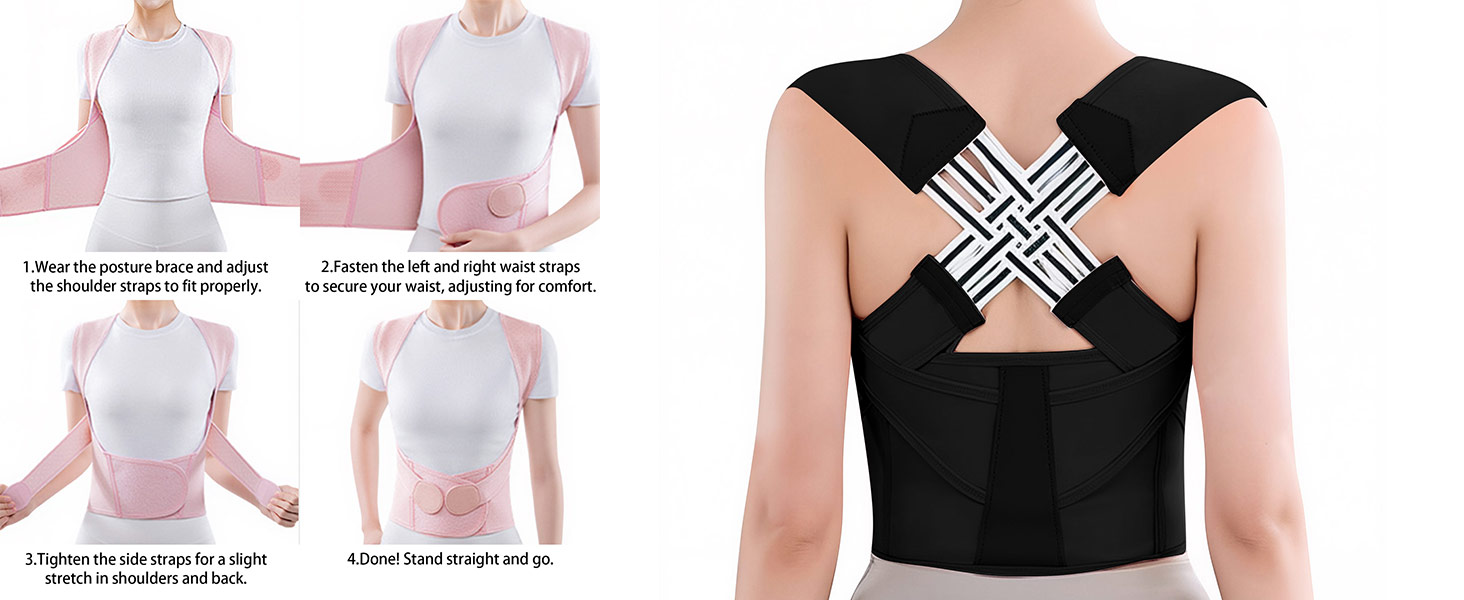 QFE Back Brace Posture Corrector for Women