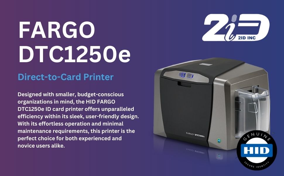 Fargo 1250e printer, ID Printer, ID Card Printer, Badge Printer, Fargo ID Card Printing System