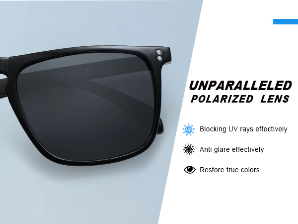 Amazon.com: VANLINKER Polarized Square Sunglasses for Men
