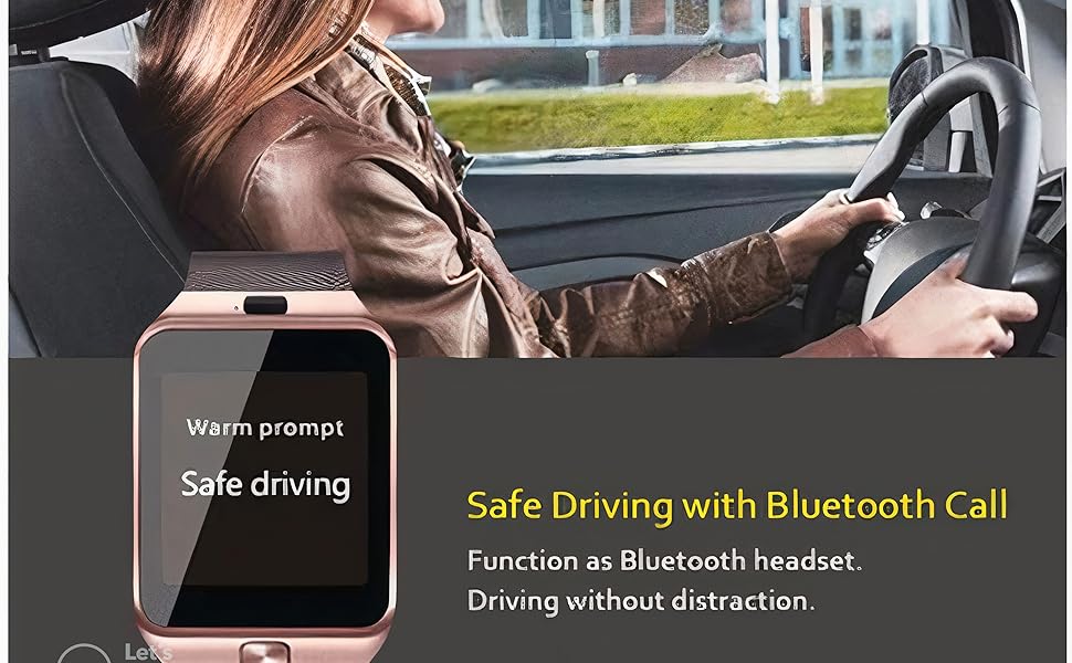 Bluetooth call functionality, promoting safe driving by allowing hands-free calls while driving