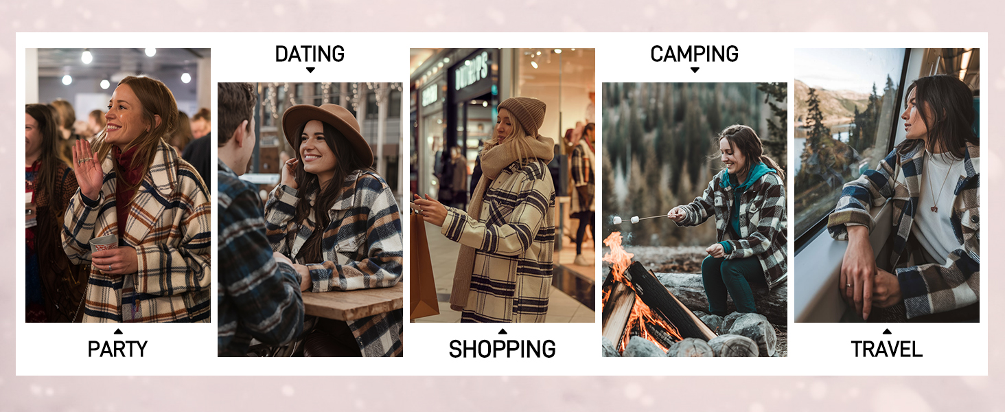 womens plaid shirt jacket
