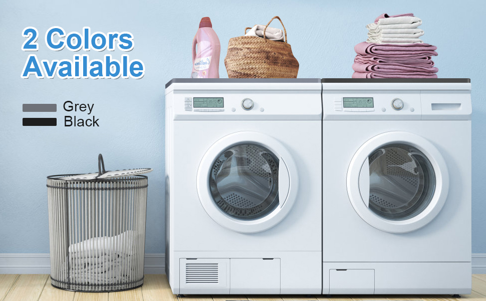 Washer and Dryer Top Mat Cover, 23.6" x 23.6" Nonslip