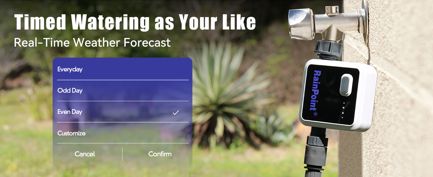 RAINPOINT WiFi Sprinkler Timer Water Timer for Garden Hose