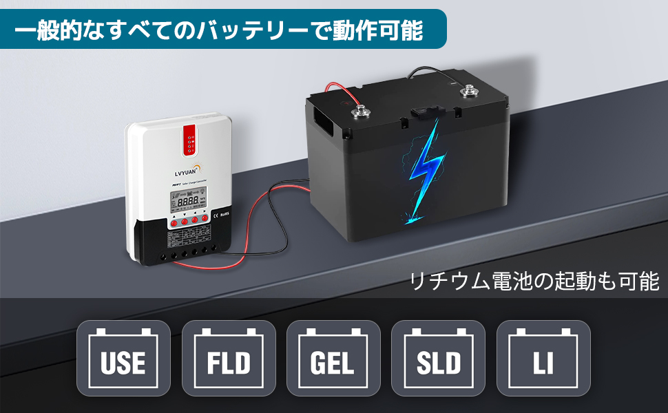 【中古美品】LVYUAN MPPT 40Aソーラー充電コントローラーML2440 中古美品】LVYUAN MPPT 40Aソーラー充電コントローラーML2440