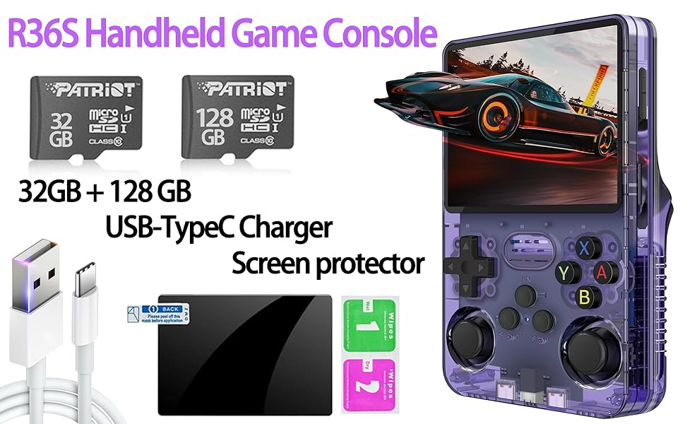 R36S Retro Handheld Game Console