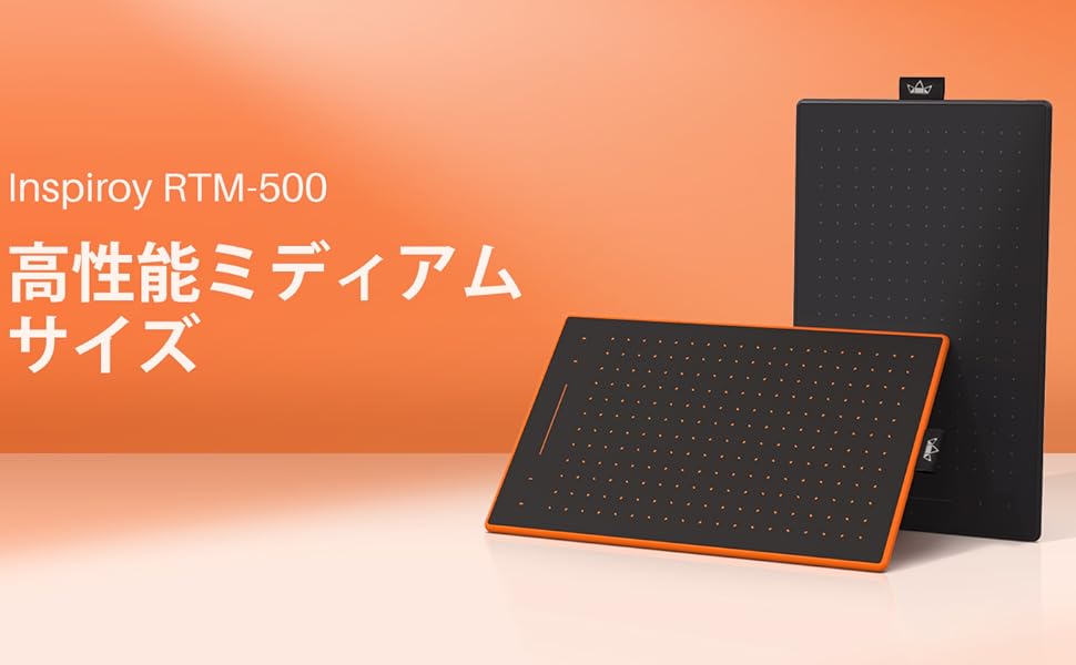 Amazon.co.jp: HUION INSPIROY RTM-500 Pen Tablet, 8.7 x 5.4