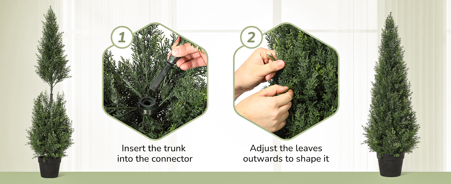 artificial tree topiary pine