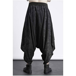 【Y's】ウール100% 2way アシンメトリーサルエルパンツ 変形スカート オーバーサイズ変形タックサルエルパンツ ［Soiunique］ 通販