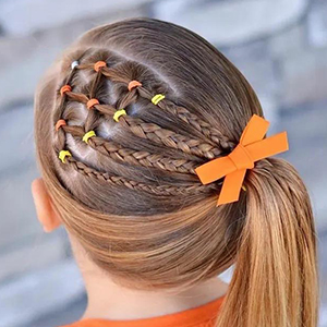 little hair ties, baby ponytail holder