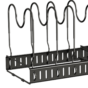 organizador de tampa de panela para porta de armário