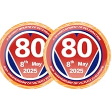 80th Anniversary Victory Day Badge