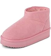 The Children's Place Girl's Mini Ankle Platform Boot, Faux-Fur Lined