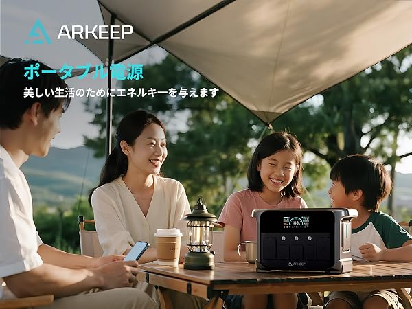 Amazon.co.jp: ARKEEP 1152Wh ポータブル電源 100W ソーラー