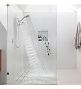 SparkPod Dual Shower Head - 8'' High Pressure Rain Shower Heads with Handheld Spray Combo - Rainf...