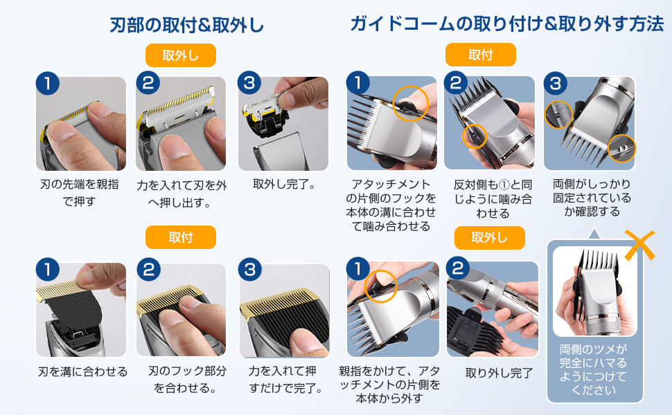 Amazon.co.jp: バリカン Type-C充電式 ヘアーカッター 電動