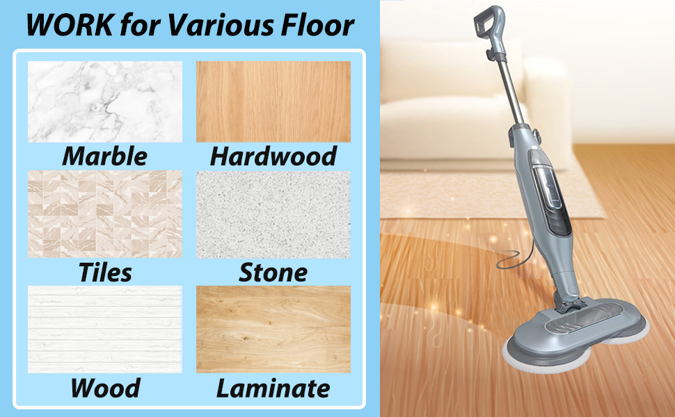 Sinnya 8 Pack Upgraded S7001 Steam Mop Pads Compatible