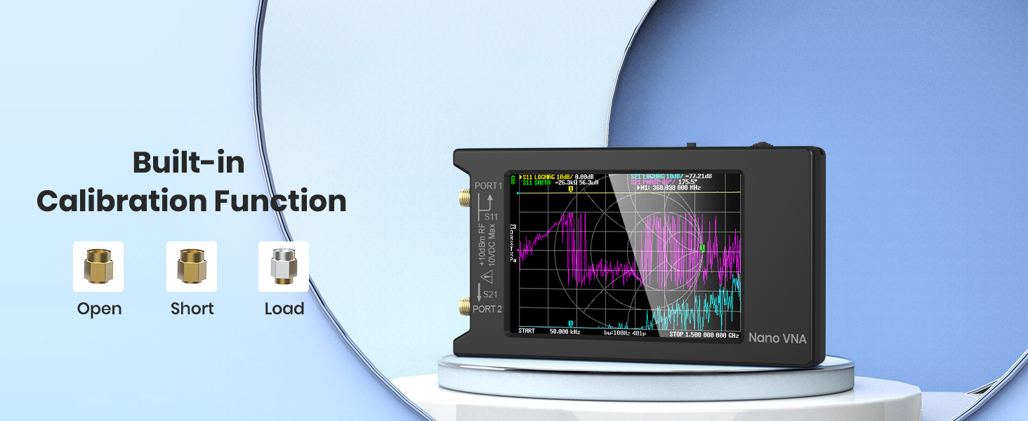 NanoVNA-H4 Vector Network Analyzer with 32GB Card 11 NanoVNA-H Vector Network Analyzer