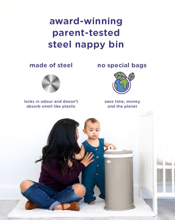 Ubbi, nappy bin, baby essentials, nappy changing, baby must haves, Ubbi diaper pail, diaper pail