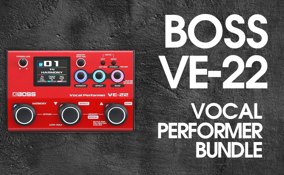 値下げしました‼️ VE-22 Vocal Performer Boss VE-22 Vocal Performer Pedal | zZounds