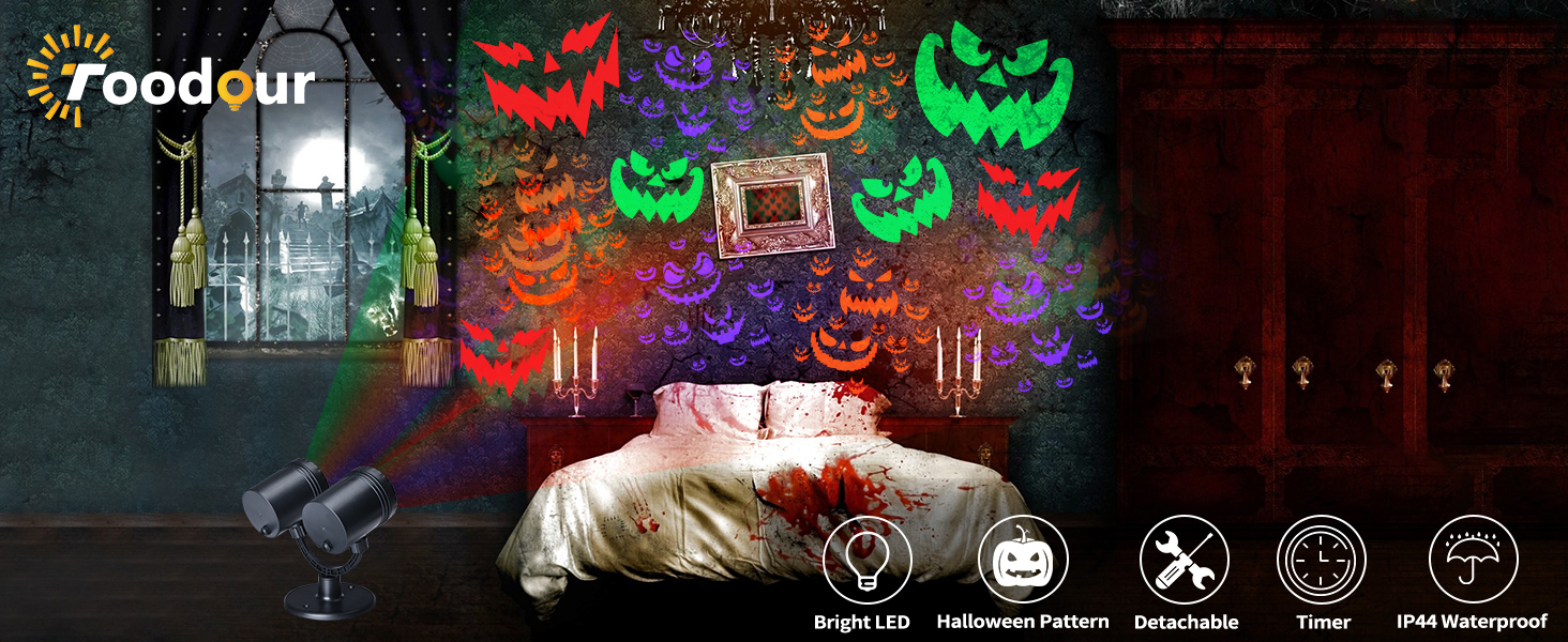 Halloween projector lights