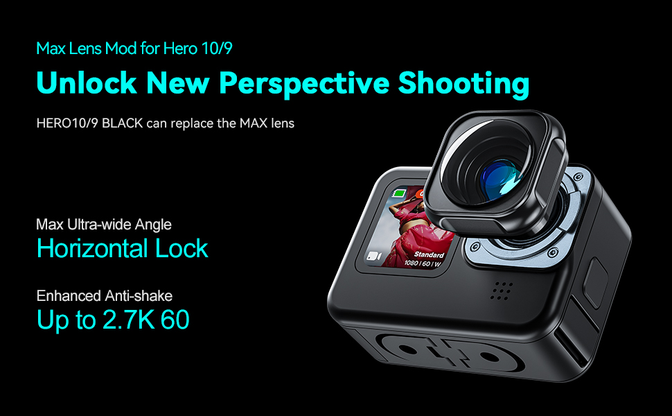 デジタルカメラ TELESIN Max Lens Mod For Hero 12/11/10/9 デジタルカメラ TELESIN Max Lens Mod For Hero 12/11/10/9