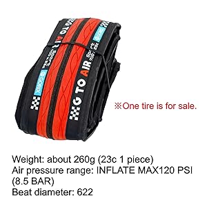 Amazon.com : GORIX Road Bike Tire 700×23C 25c 28C 32c 35c