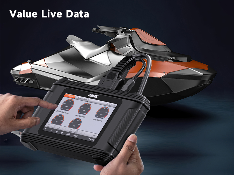 ANCEL MR500 Marine OBD2 Diagnostic Scan Tool for Yamaha Jet Ski, Personal