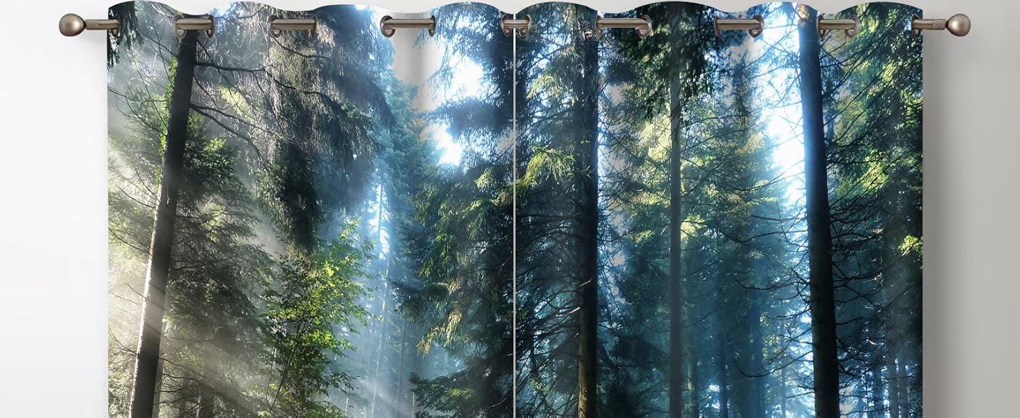Forest Tree Blackout Curtains
