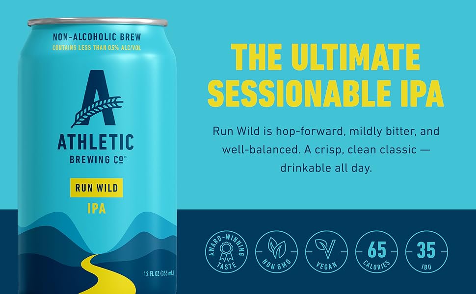 Athletic Brewing Company Craft NonAlcoholic Beer 6 Pack