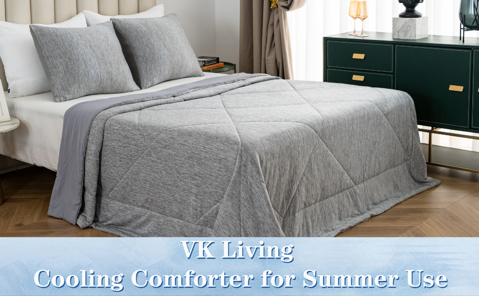 VK Living Cooling Comforter for Hot Sleepers Cooling