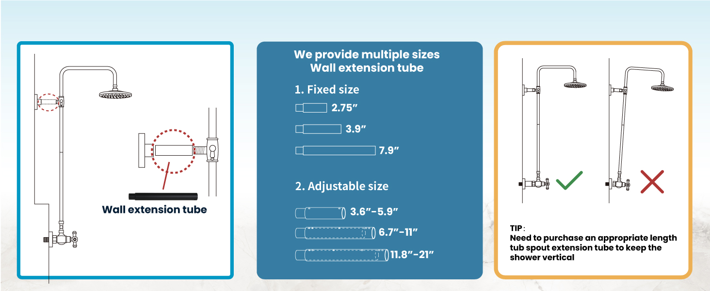 special piece for wall mount