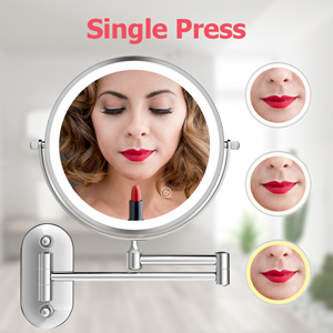 Single press to change different color light