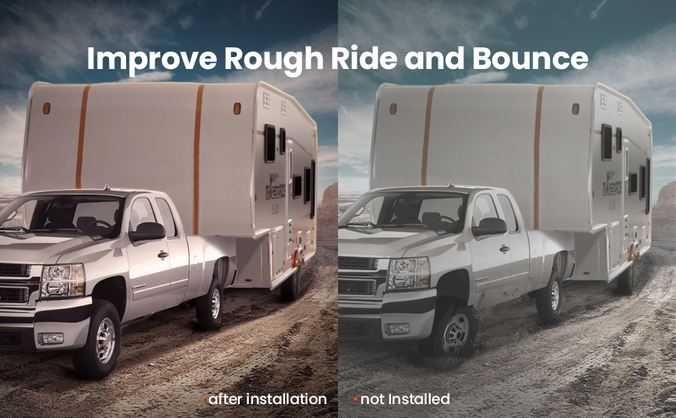 a truck and trailer in a desert