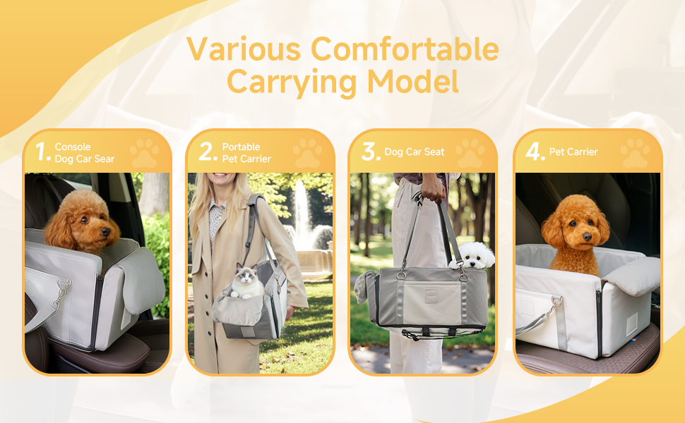 center console dog car seat