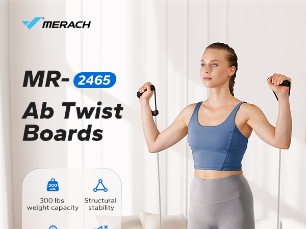 Amazon.com: MERACH Waist Twister, Ab Machine with 300 lbs