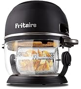 Fritadeira a ar fritadeira com visibilidade 360, autolimpante, 5 quartos, livre de BPA, botões de toque único, 4...