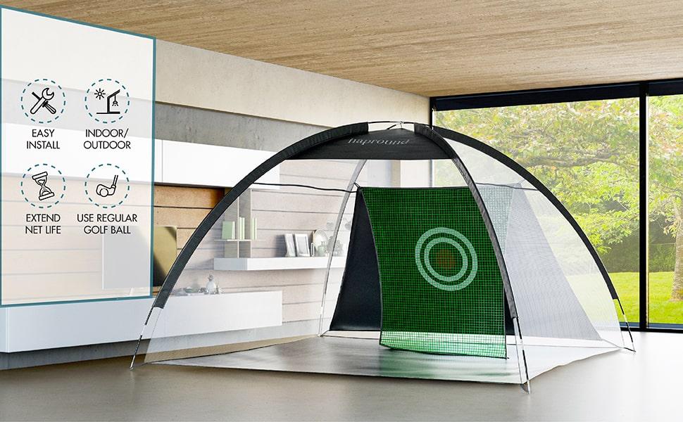 easy install indoor outdoor extend net life use regular golf ball