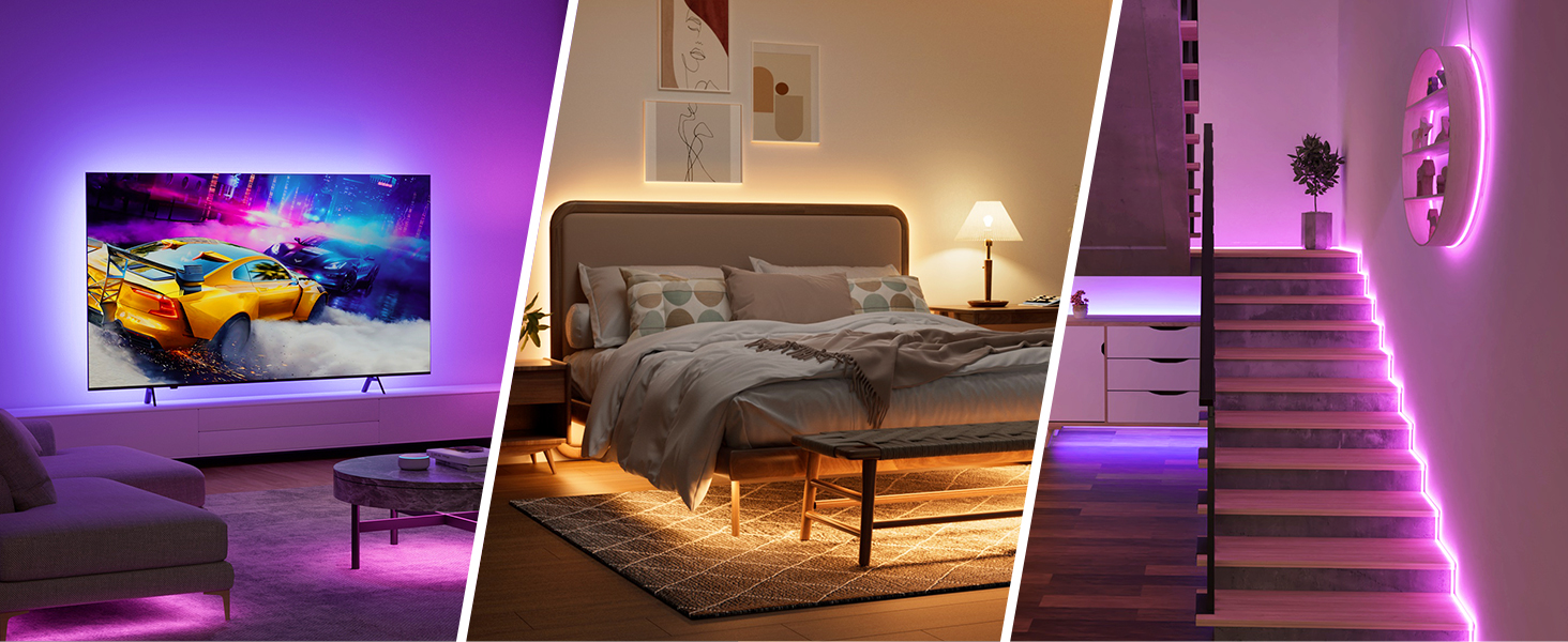 Lepro SE1 AI Smart RGB LED Light Strip with app and voice control