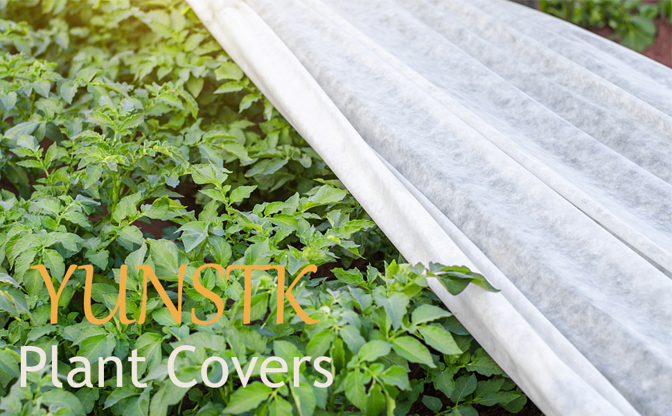 YUNSTK 2mx10m Garden Fleece, 40gsm NonWoven Fabric Horticultural