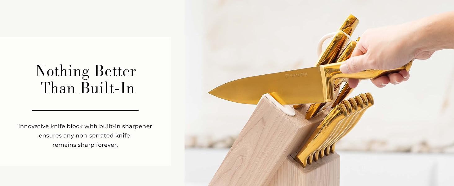 Gold Knife Ashwood Block