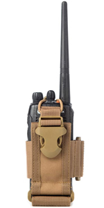 molle tactical radio case