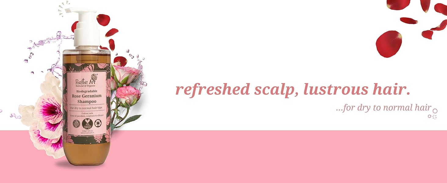 Rose Geranium Shampoo 210gm