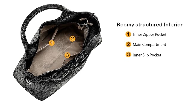 Roomy structured Interior