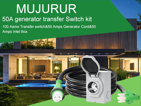 Amazon.com: 50 AMP Generator Transfer Switch Kit，Pre